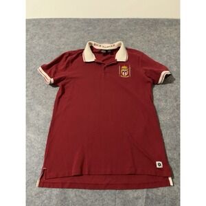 Nick Danger Polo Shirt Embroidered Logo Don Collins Cigars Puerto Rico Red M